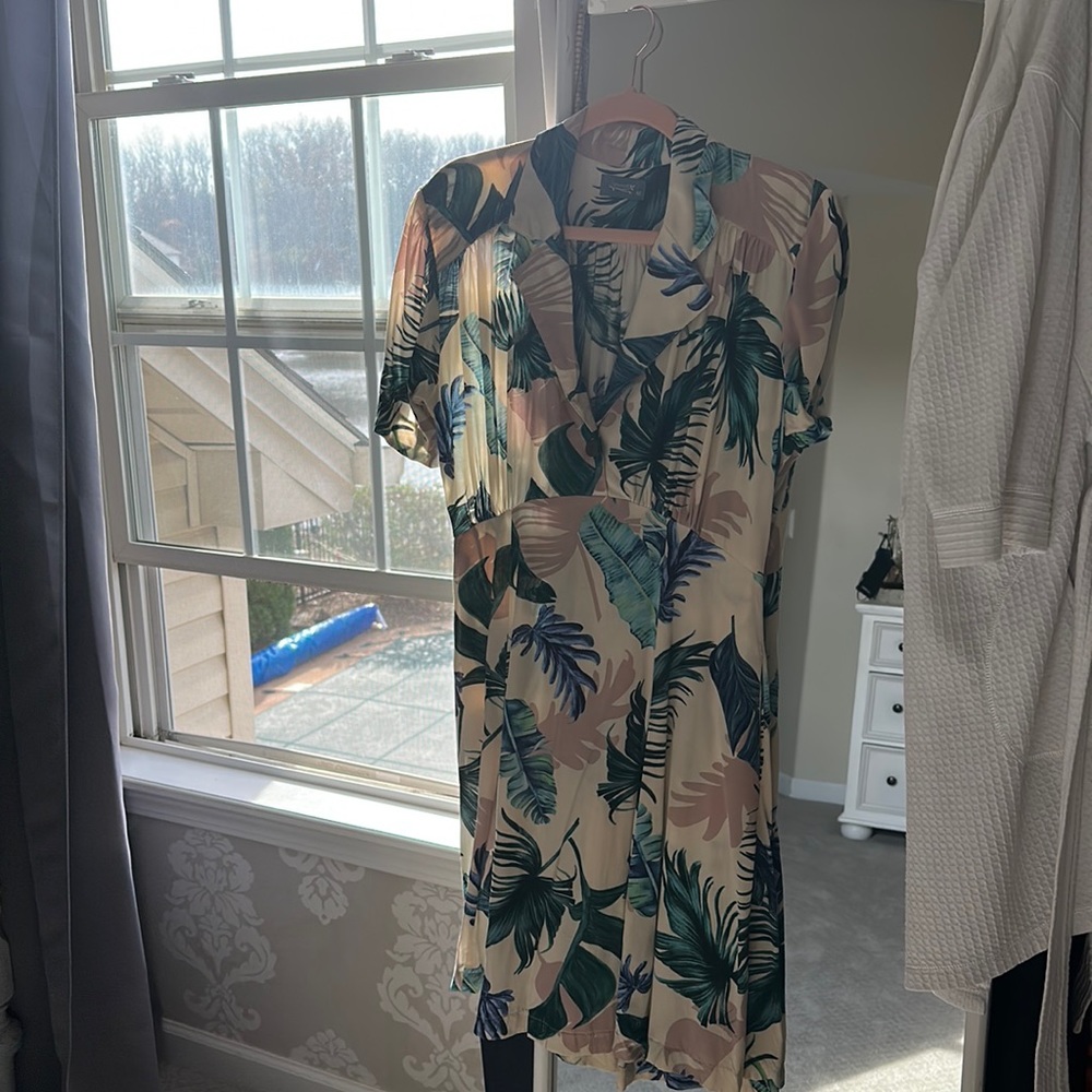 Gorgeous floral dress. Pretty blush color base.